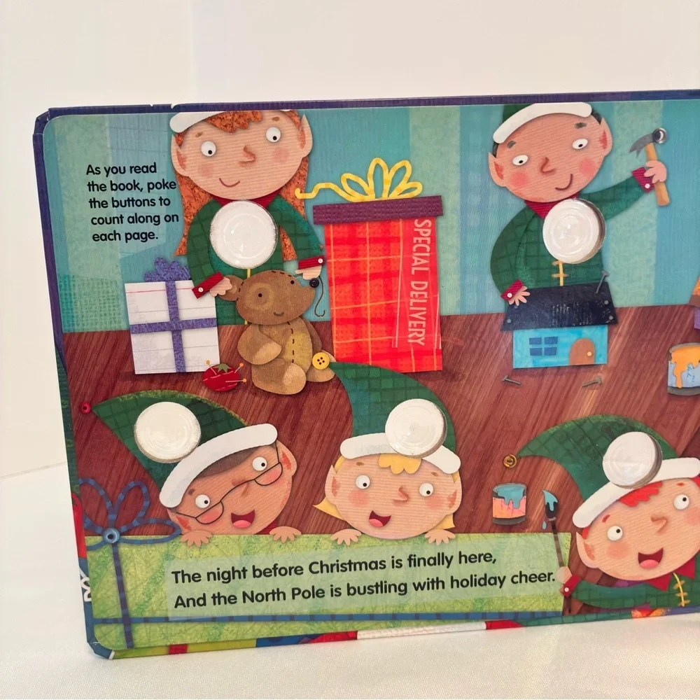 Melissa & Doug Poke-A-Dot! The Night Before Christmas Board Book